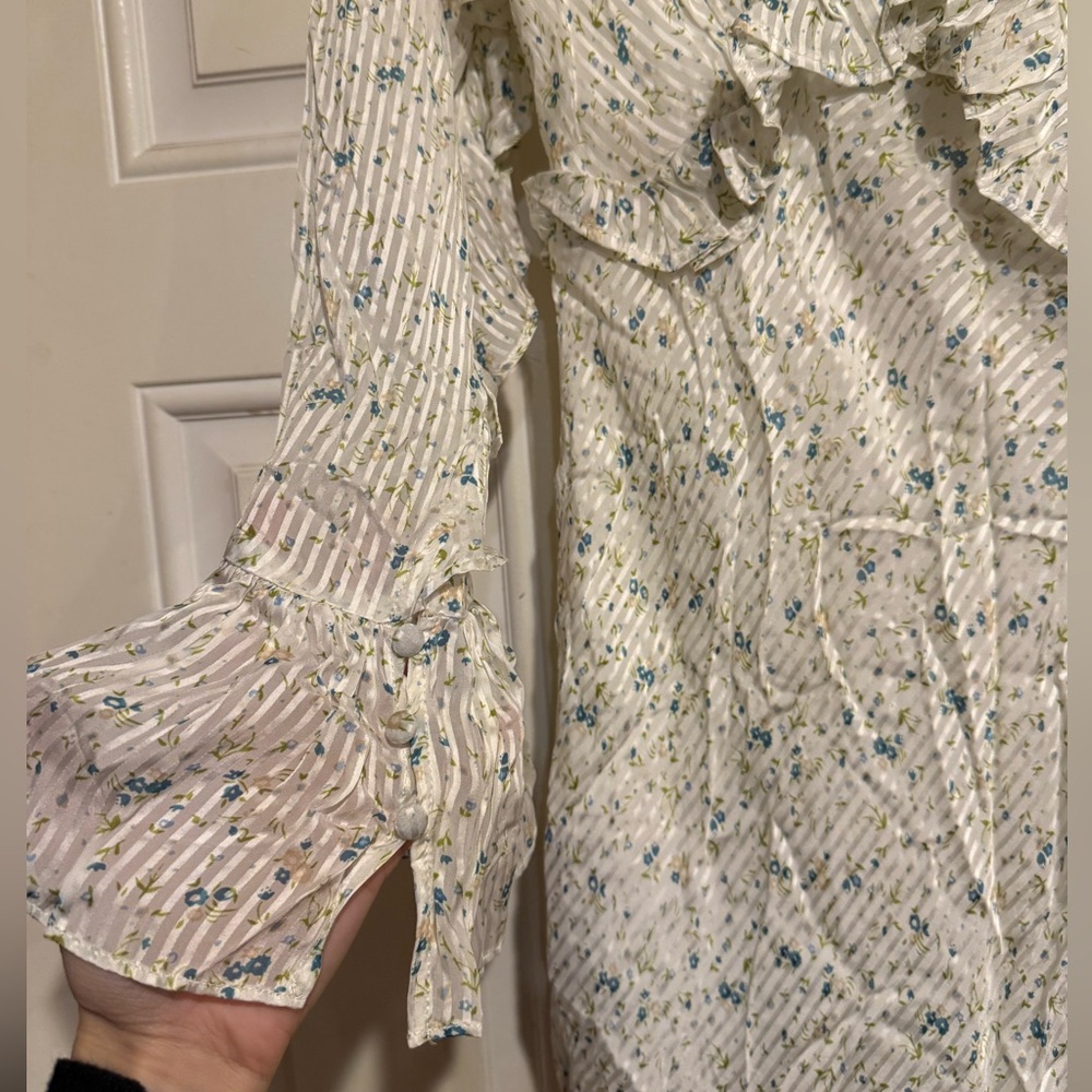 NWT Free People Sweetest Thing Ivory Floral Dress - Picture 16 of 16